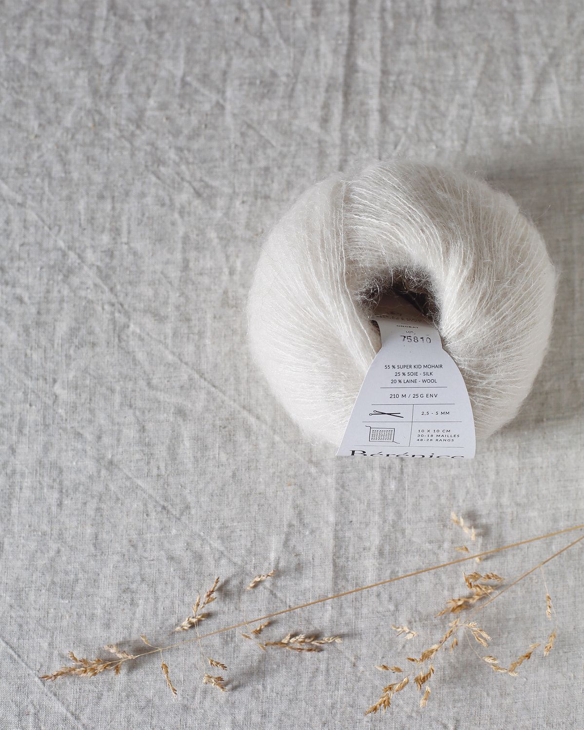De Rerum Natura Bérénice Mohair, Color: Orgeat