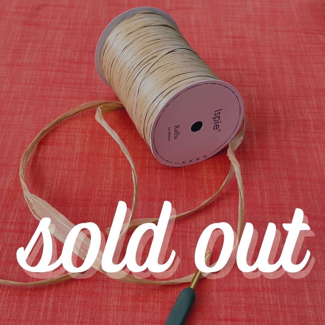 Ispie Raffia 270 yard Roll, Color: offwhite