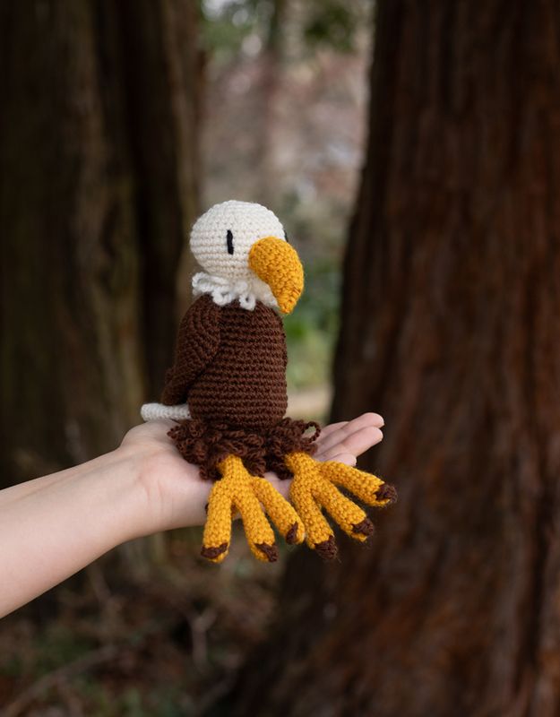 Toft Animal Crochet Kit - Abraham the Bald Eagle