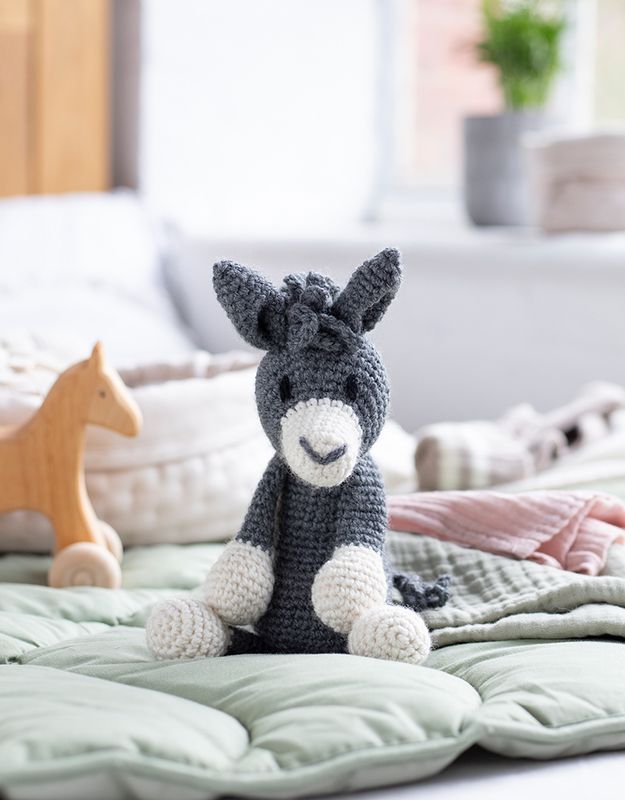 Toft Animal Crochet Kit- Angharad the Donkey