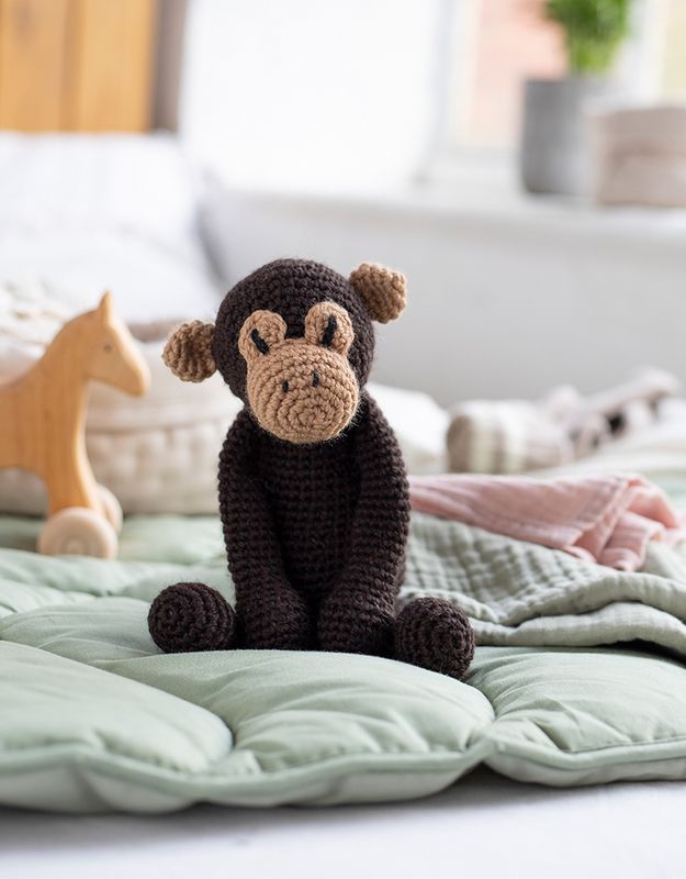 Toft Animal Crochet Kit- Benedict the Chimpanzee