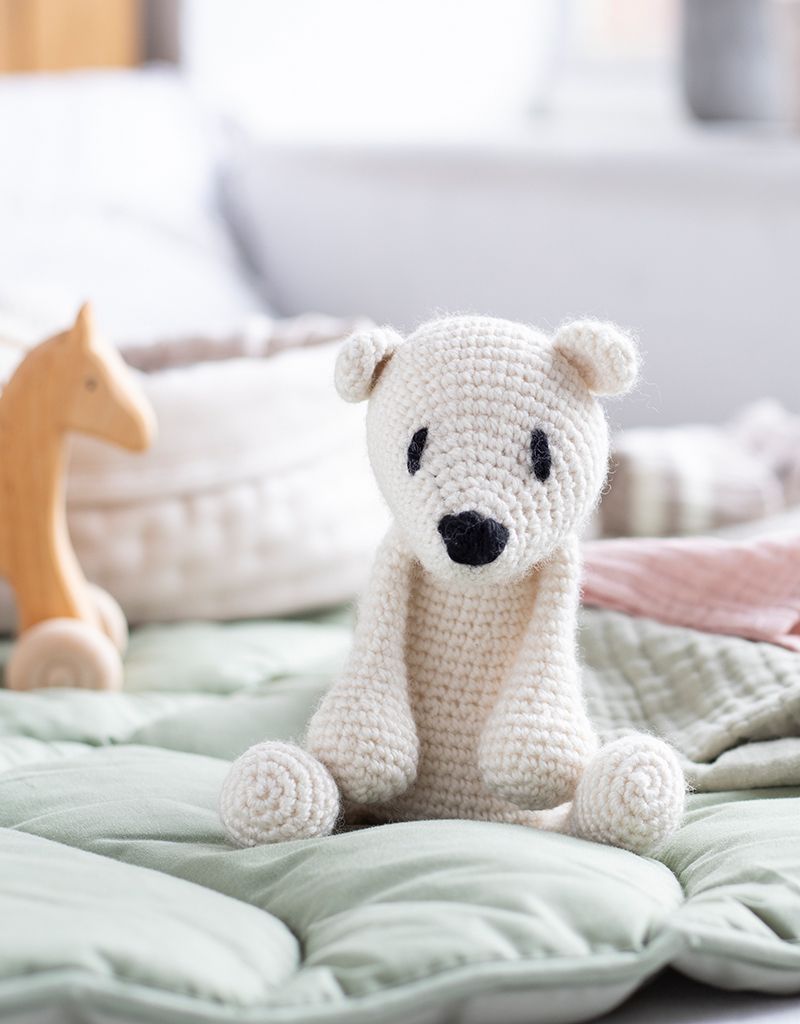Toft Animal Crochet Kit- Piotr the Polar Bear