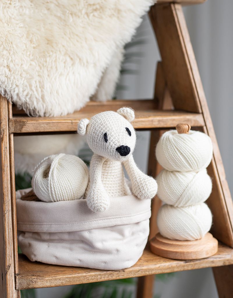 Toft Animal Crochet Kit- Piotr the Polar Bear