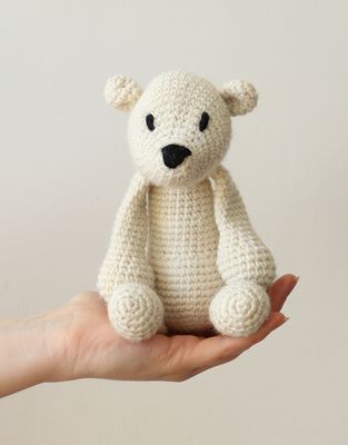 Toft Animal Crochet Kit Piotr the Polar Bear