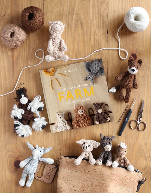 How to Crochet: FARM Mini Menagerie book