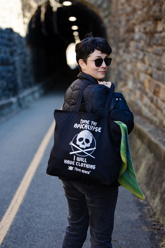 "Come the Apocalypse, I will have clothing" Canvas Tote