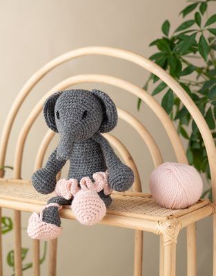 Toft Animal Crochet Kit - Ballerina Elephant Kit