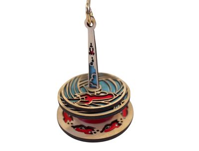 fibre space rocket whirl stand
