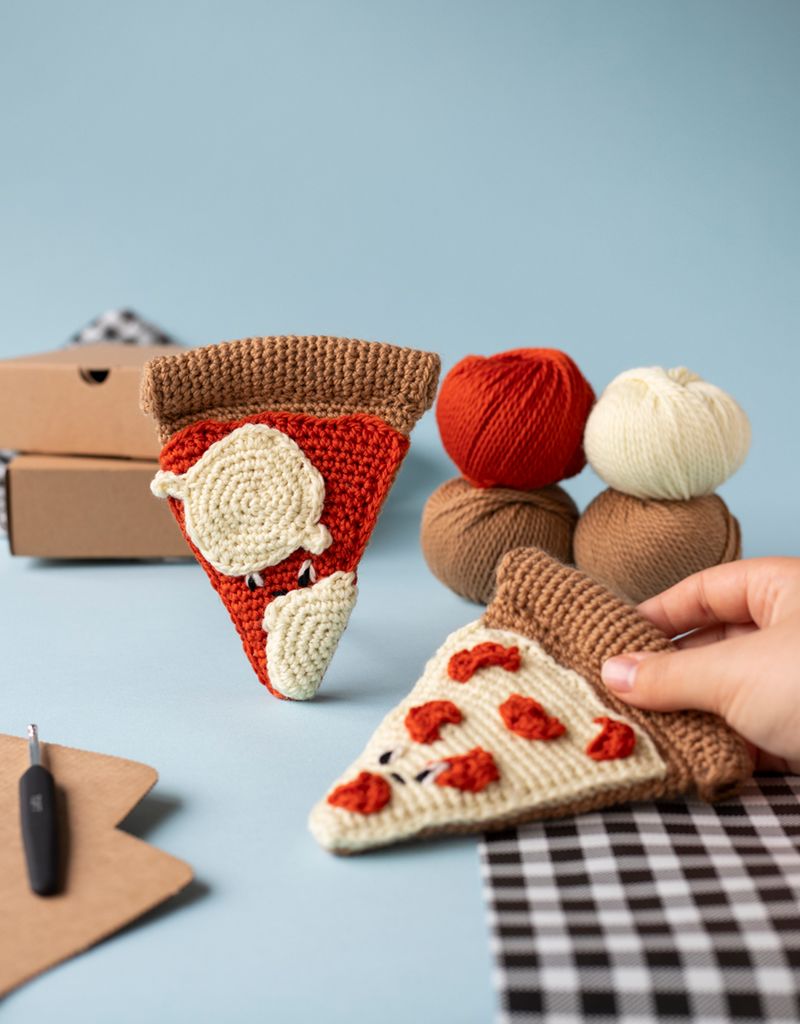Toft Take Away Crochet Kit - Pizza Slices