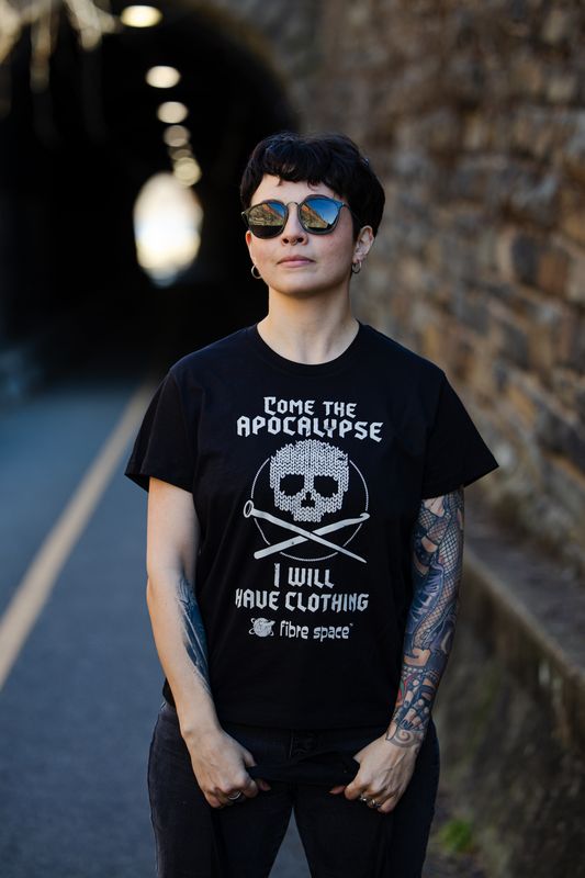 "Come the Apocalypse , I will have clothing" Boyfriend Tee