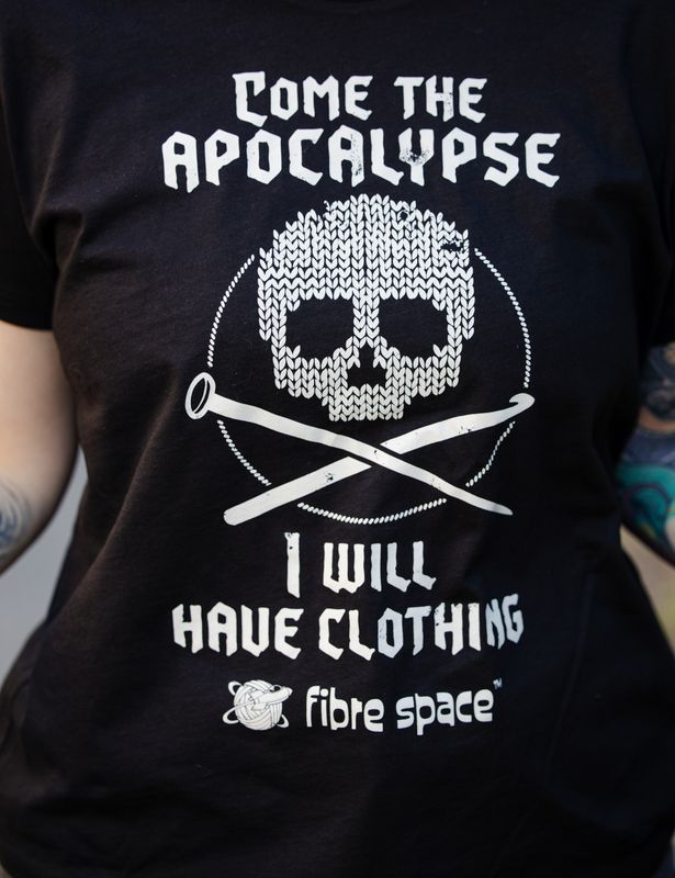 "Come the Apocalypse , I will have clothing" Boyfriend Tee
