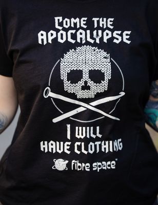 "Come the Apocalypse , I will have clothing" Boyfriend Tee