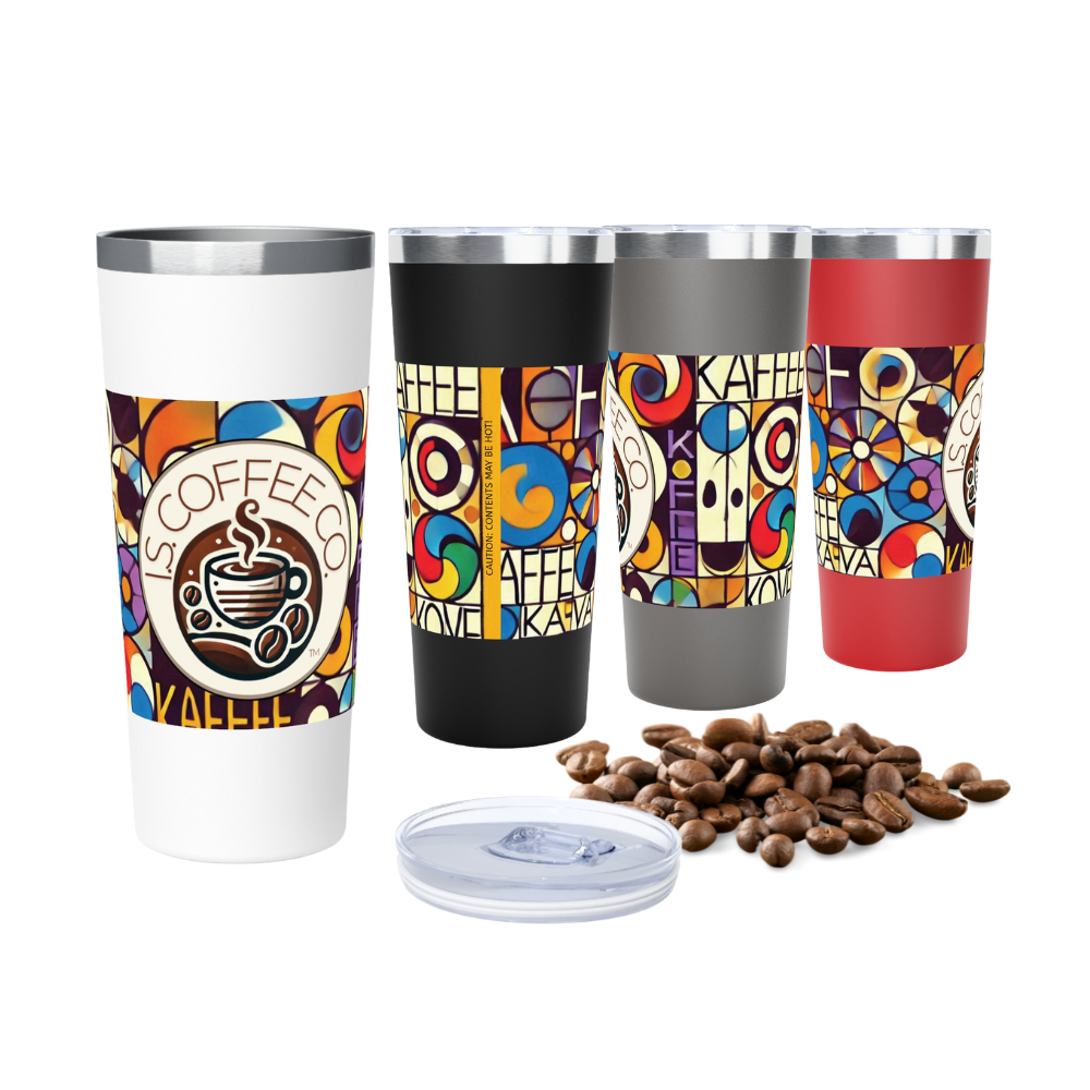 Context Photo of 22oz Tumbler Showing all 4 colors