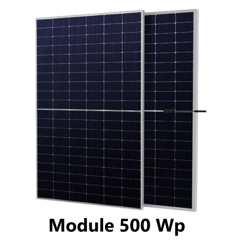 Module  bifaciale  500  Wp