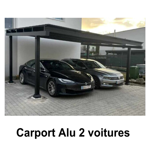 Carport Alu 2 voiture