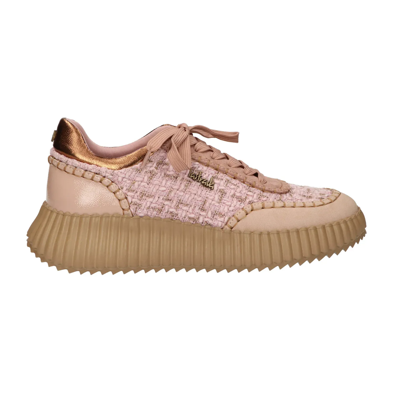 Pink Combi fabric sneaker