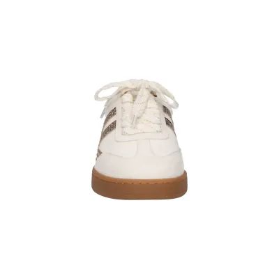 WHITE/GOLD MICRO SNEAKER