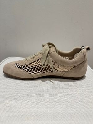 BEIGE KID SUEDE SNEAKER