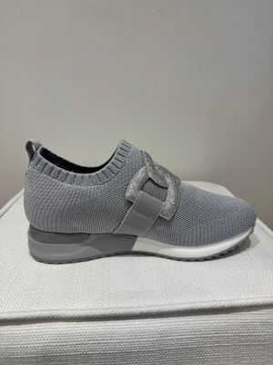 IT GREY/SILVER KNITTED SNEAKER