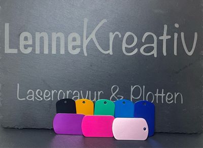 Aluminiumanhänger rechteckig
