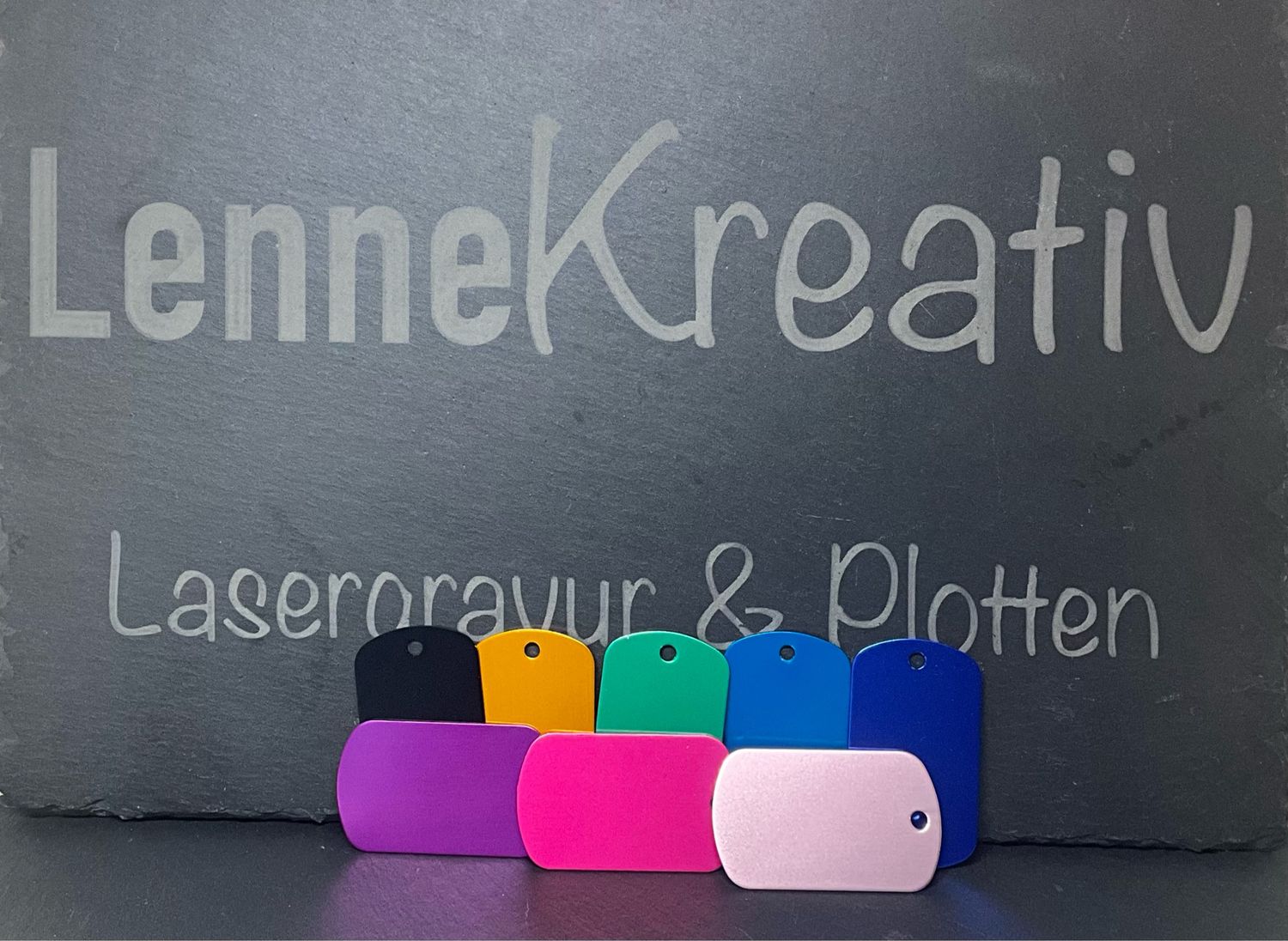 Aluminiumanhänger rechteckig