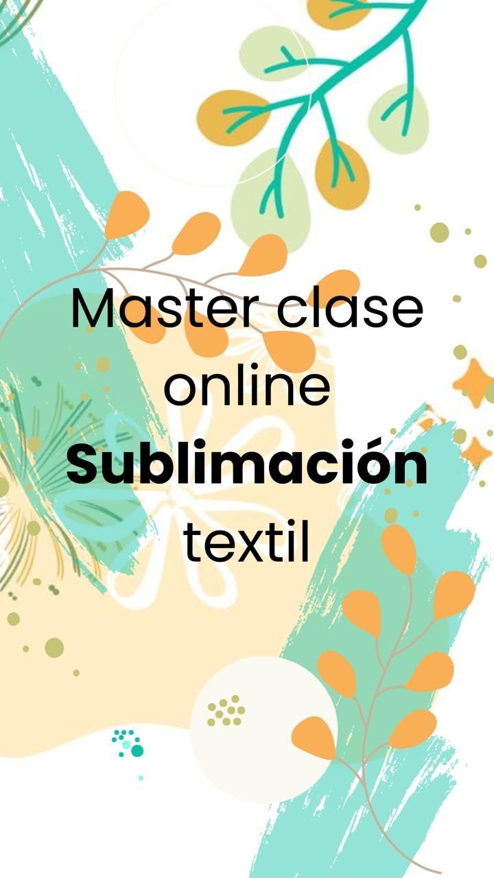 Master clase online de sublimación textil