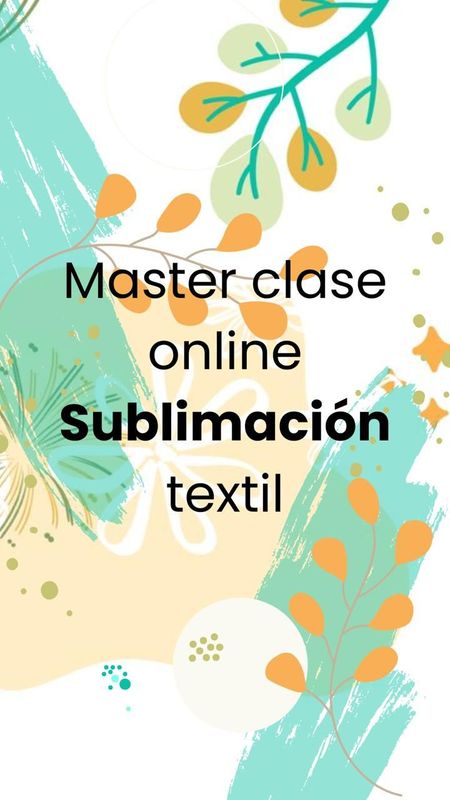 Master clase online de sublimación textil