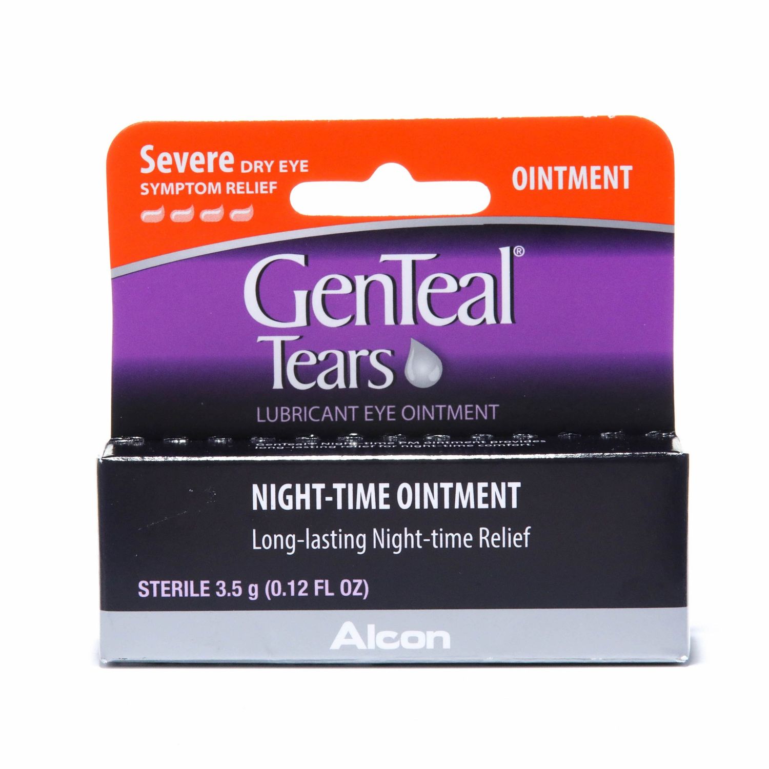 GenTeal Night-Time Lubricant Eye Ointment Severe Dry Eye Symptom Relief 1 Oz by Genteal