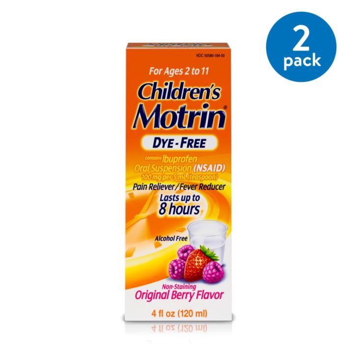 CH MOTRIN DYEFRE SSPSNSION LIQ 4 OZ BRRY