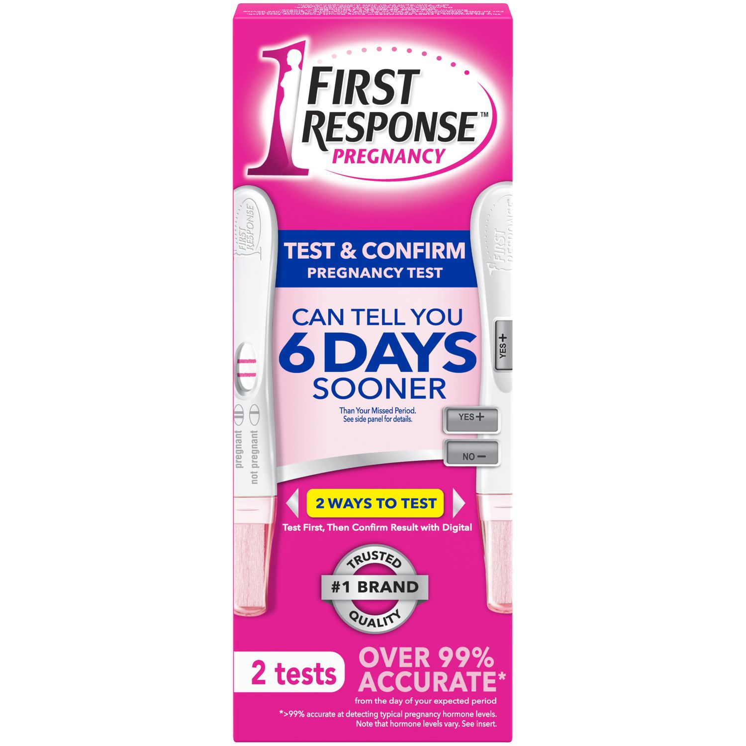 First Response Test & Confirm Pregnancy Test  1 Line Test and 1 Digital Test Pack