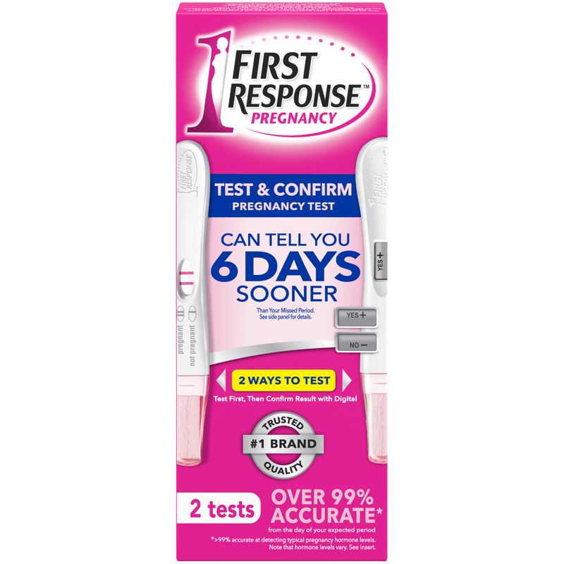 First Response Test & Confirm Pregnancy Test  1 Line Test and 1 Digital Test Pack