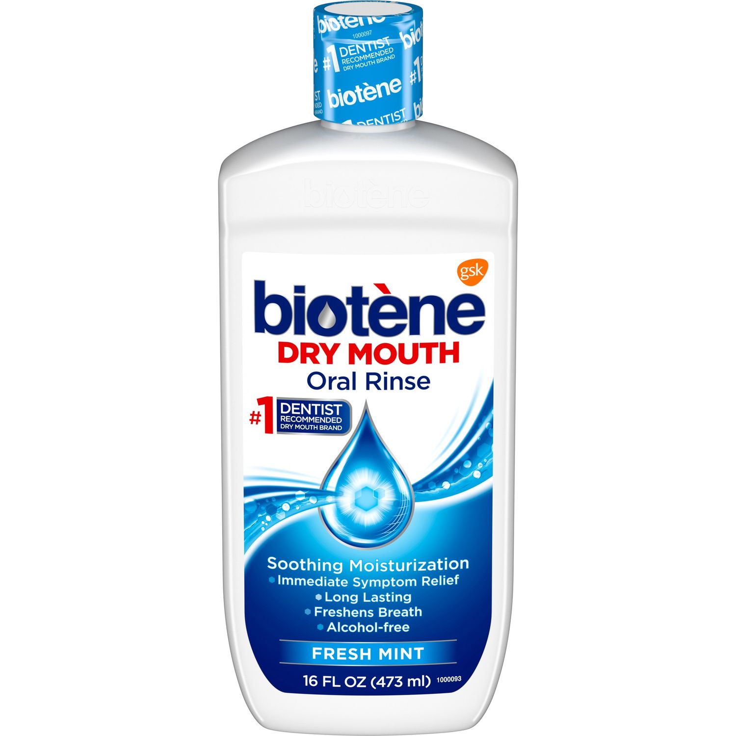 Biotene Mouthwash for Dry Mouth Relief Fresh Mint - 16.0 Fl Oz