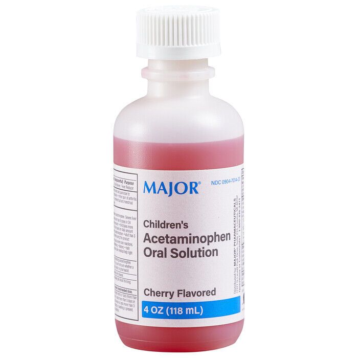 Childrens Acetaminophen Cherry160mg/5ml Sol 118 Ml