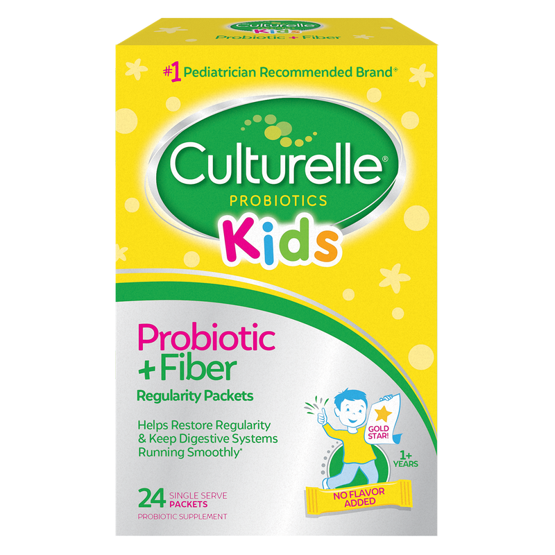 Culturelle Kids Regularity Probiotic + Fiber Supplement Packets - 24.0 Ea