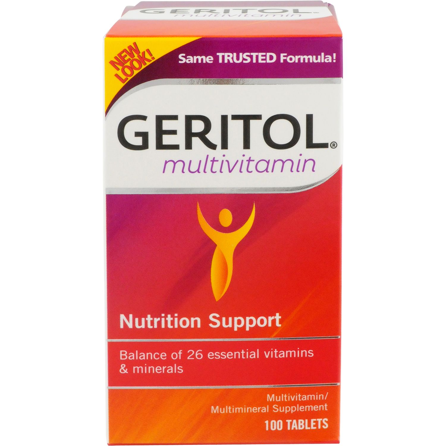 Geritol Multivitamin Nutritional Support Tablets  100 Ct
