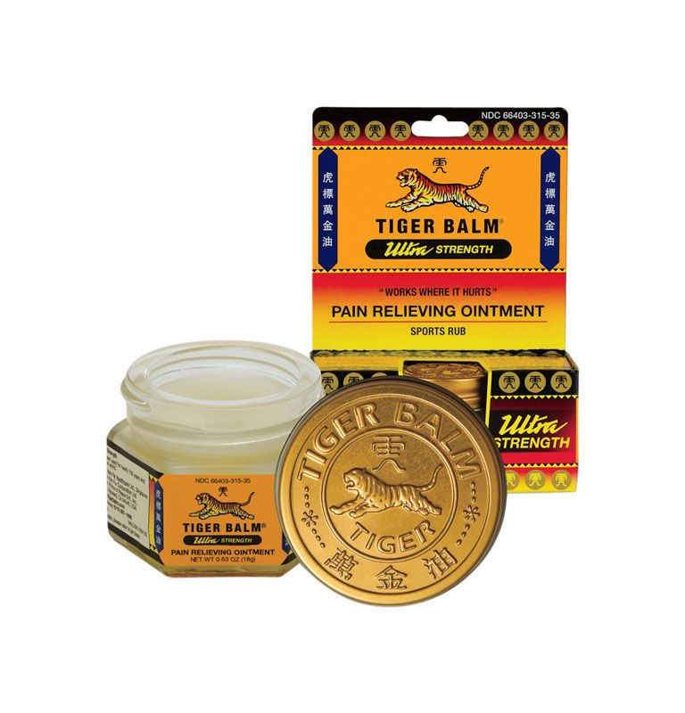 Tiger Balm Ultra Strength Pain Relieving Ointment Non-Staining 18 Gm