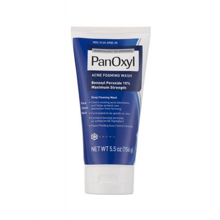 PanOxyl Acne Foaming Wash 5.5 Oz (156g)