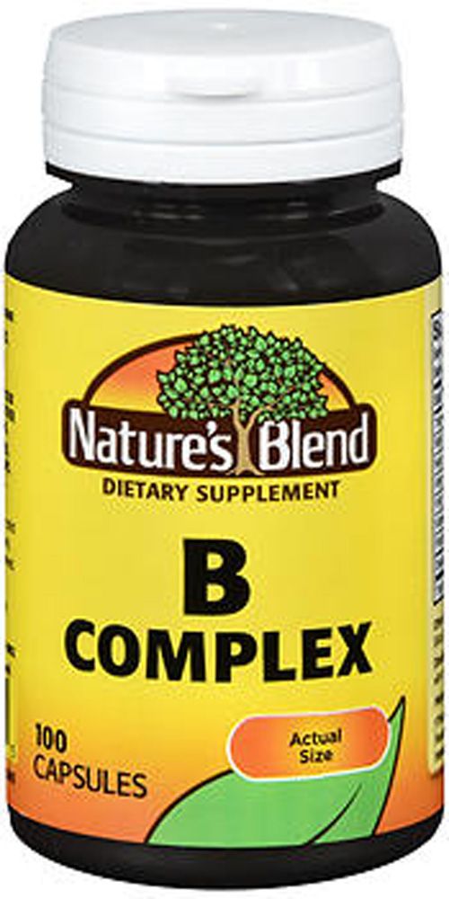 Nature S Blend B Complex Capsules  100 Count