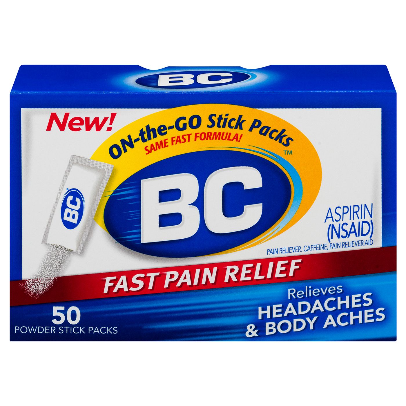 BC Aspirin Fast Pain Relief Powder - 50.0 Ea