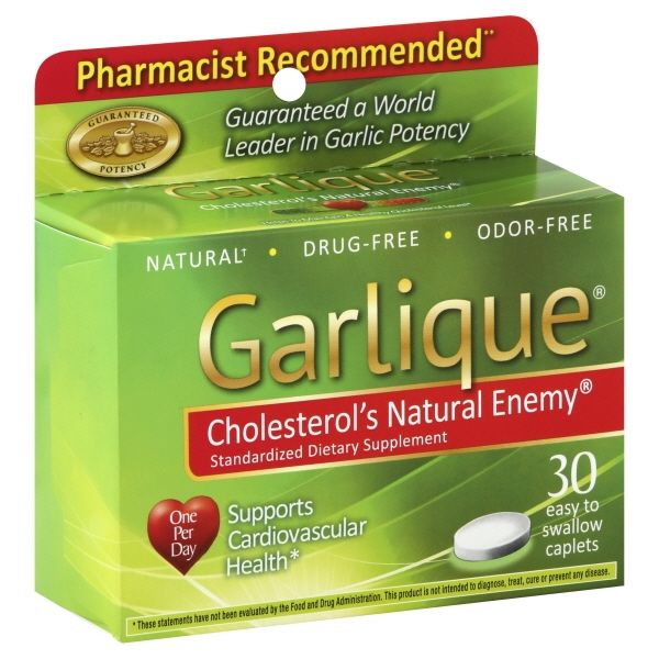 Chattem Garlique  Cholesterol's Natural Enemy, 30 Ea