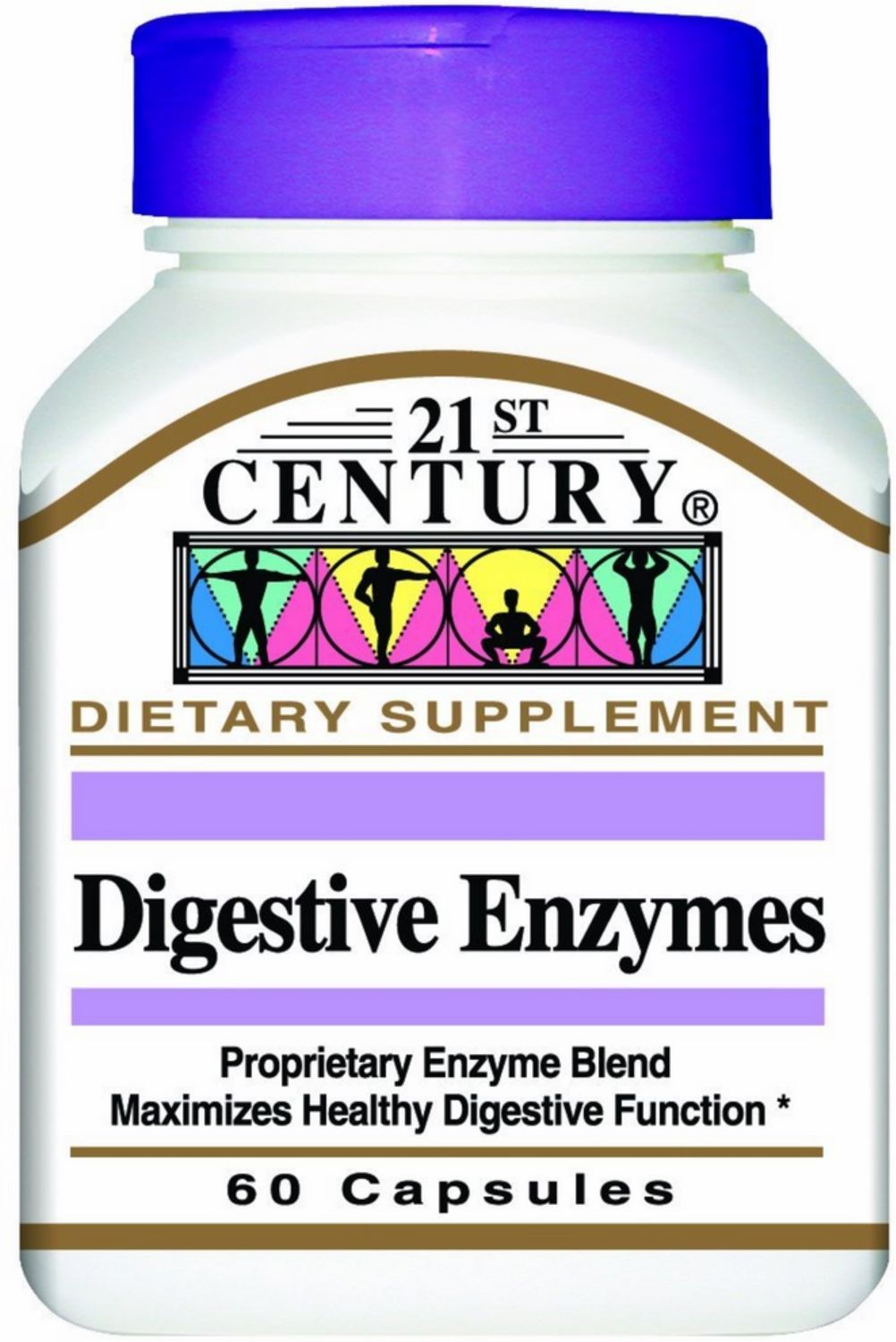 21st Century Digestive Enzymes Capsules 60 Each