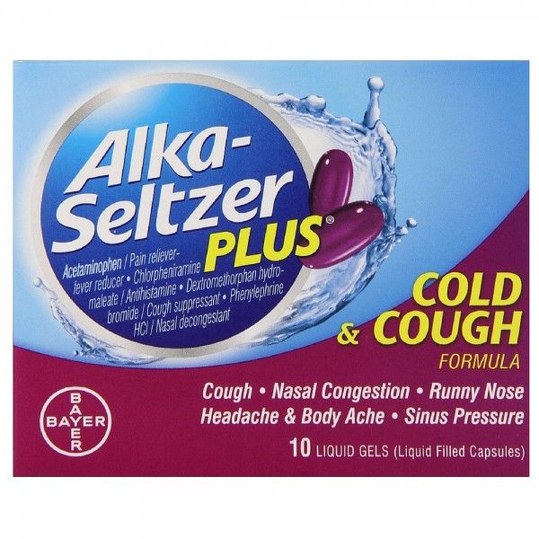 Alka-Seltzer Plus Maximum Strength Cold & Cough, Liquid Gel, 10ct