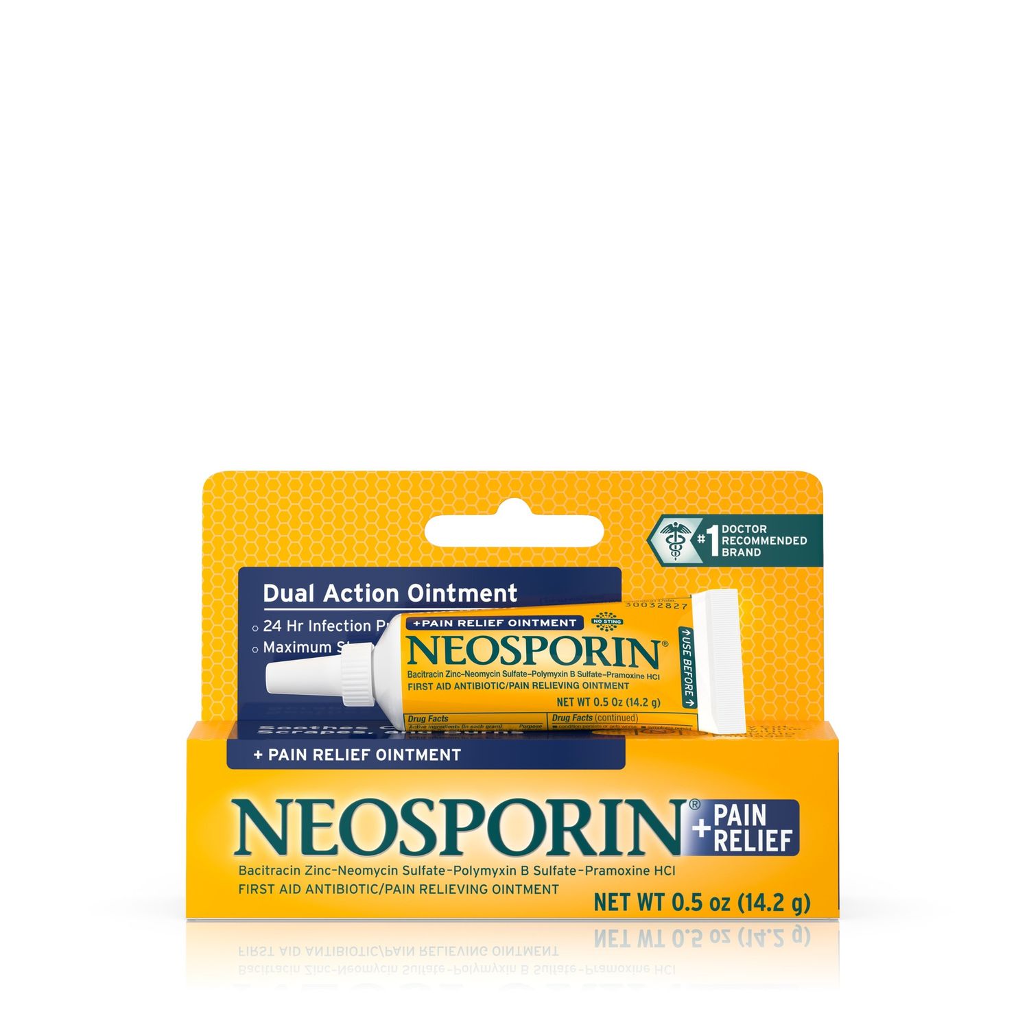 Neosporin + Pain Relief Dual Action Topical Antibiotic Ointment .5 Oz