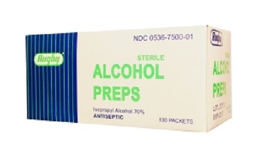 Major Alcohol Prep Pads  70%  100ct 305361103019A121