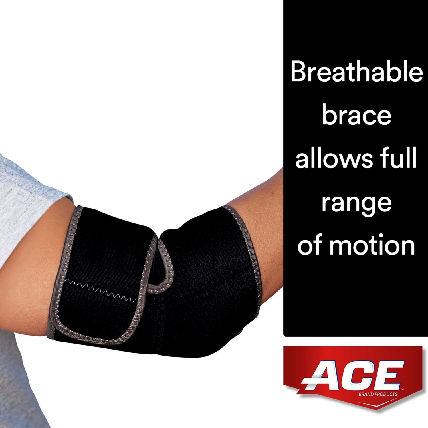 ACE Brand Neoprene Elbow Support  Adjustable Brace  One Size