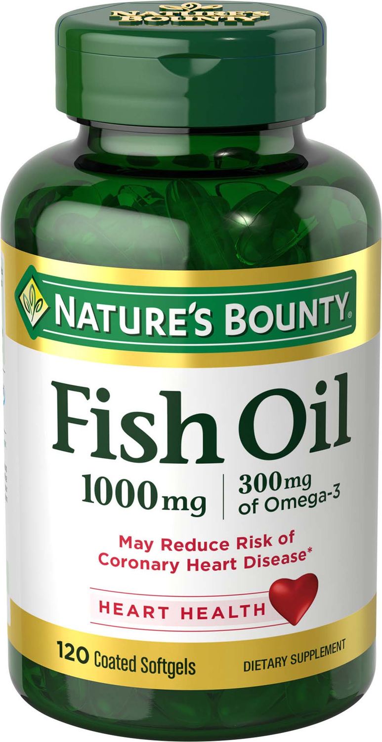 Nature's Bounty Odorless Fish Oil 1000 Mg Dietary Supplement Softgels - 100.0 Ea