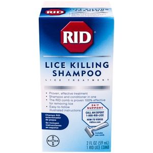 RID Lice Killing Shampoo, Includes 1 Nit Comb and 1 Bottle, 2 Oz | CVS