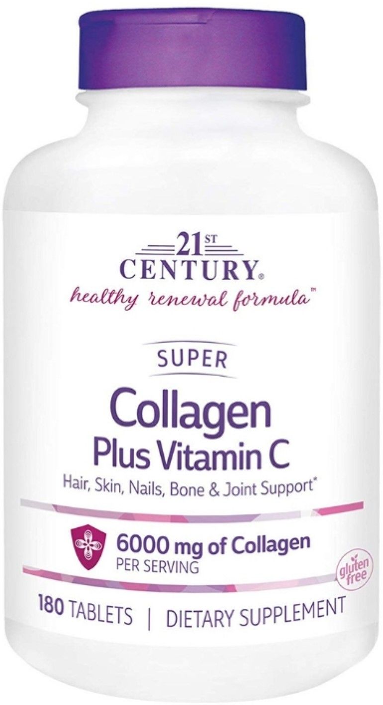 21st Century Super Collagen Plus Vitamin C Supplements 180 Each