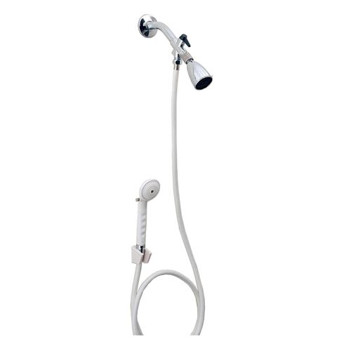 Carex Health Brands B21586 Hand Held Shower Spray and Diverter Combo Pack