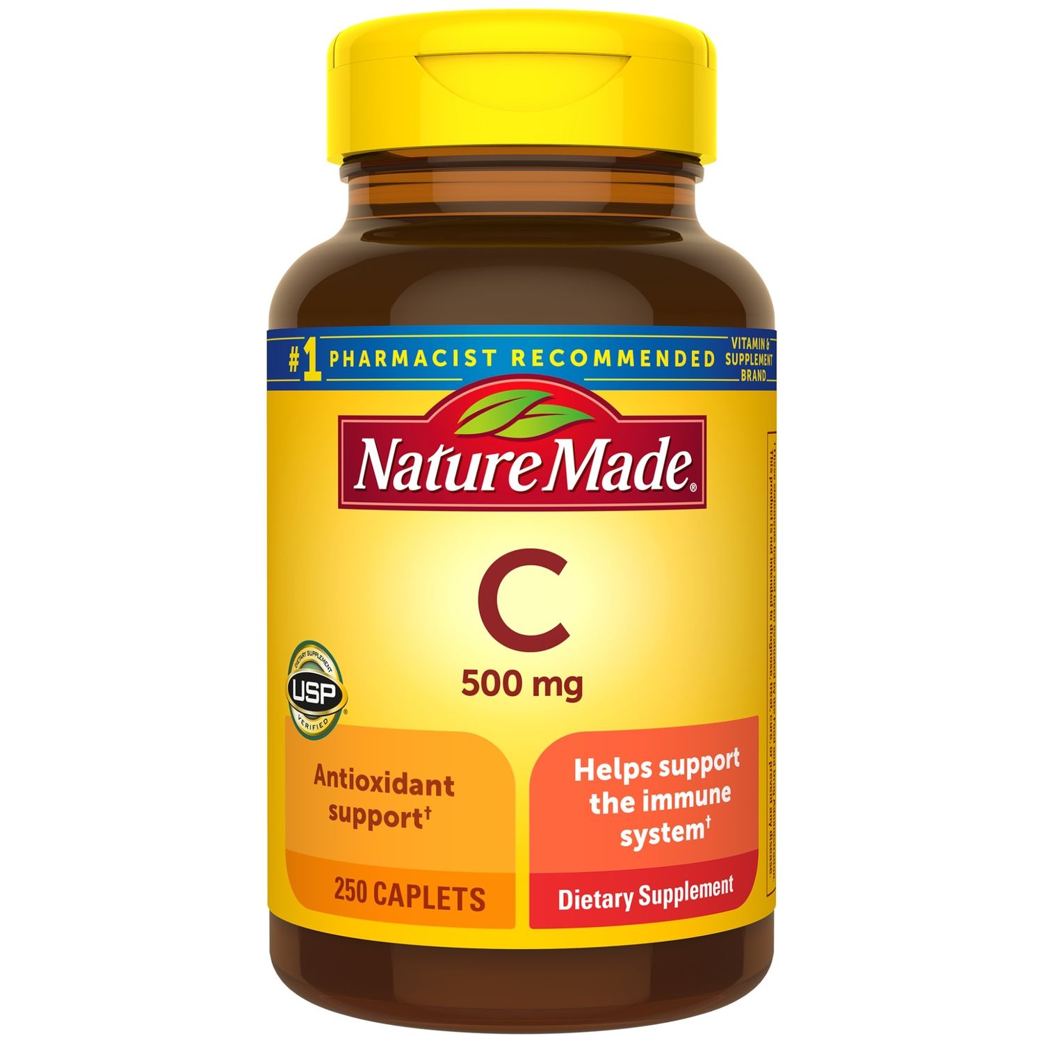 Nature Made Vitamin C 500 Mg Tablets - 250.0 Ea